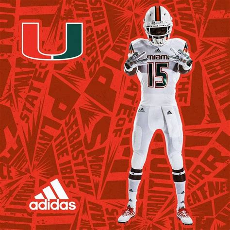 Miami Hurricanes unveil new-look uniforms from Adidas | Football gear, University of miami ...