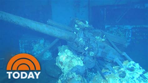 An Exclusive First Look Inside USS Indianapolis Wreckage Underwater | TODAY - YouTube