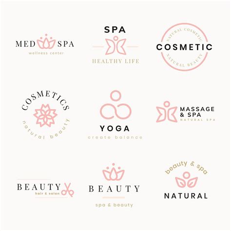 Beauty spa logo, creative modern design vector set | premium image by ...