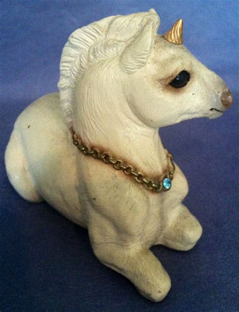 WINDSTONE Editions Pena 1990 Baby Snow White Unicorn Figurine Retired ...