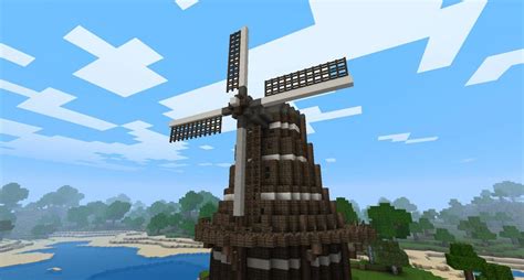 Dutch-Inspired Windmill Minecraft Map