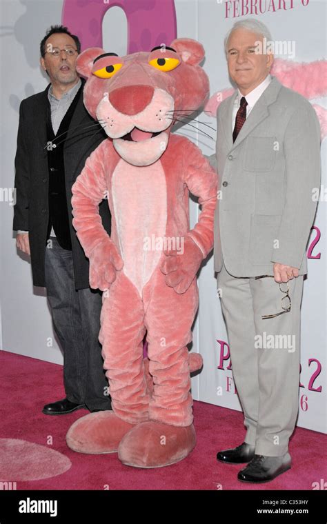 Jean Reno, Pink Panther and Steve Martin New York Premiere of 'The Pink Panther 2' at the ...