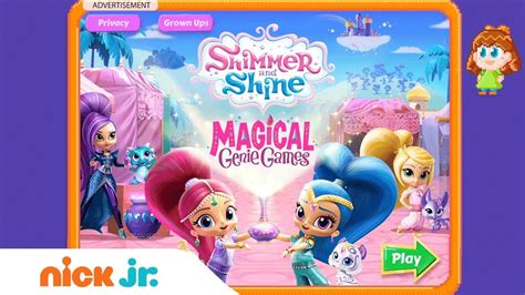 Shimmer and Shine: ‘Magical Genie Games’ Game Walkthrough | Nick Jr ...