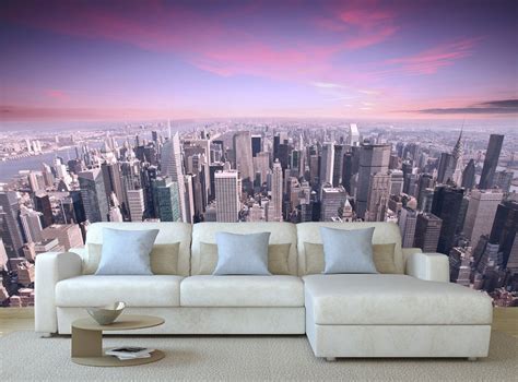 New York city 3D Mural Photo Wallpaper Decor Large Paper Wall ...