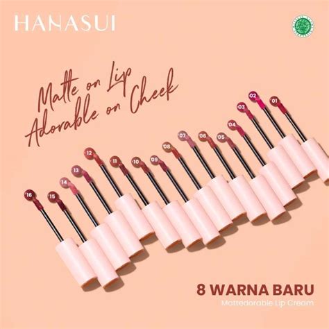 Jual HANASUI Mattedorable Lipcream | Hanasui Lip Cream Matte - 12.Amaze di Seller AILIN KOSMETIK ...