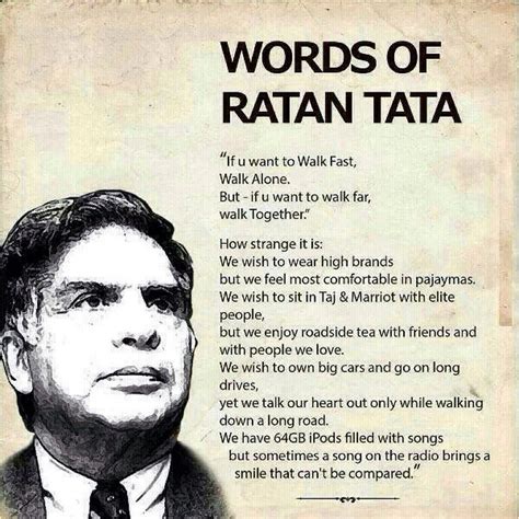 Walk fast or walk far | Legend quotes, Wisdom quotes, Ratan tata quotes