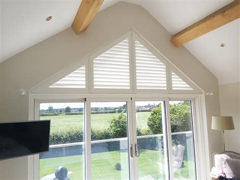 Triangle and Apex Window Blinds and Shutters | Avanti Shaped