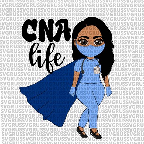 CNA svg CNA Nurse Life svg asistente de enfermería svg - Etsy México