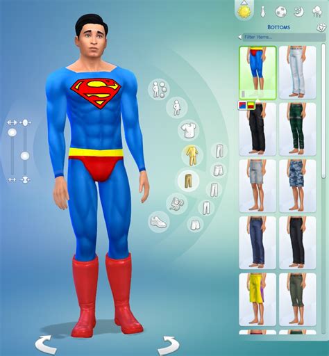 Mod The Sims - Sims 4 Superman Outfit