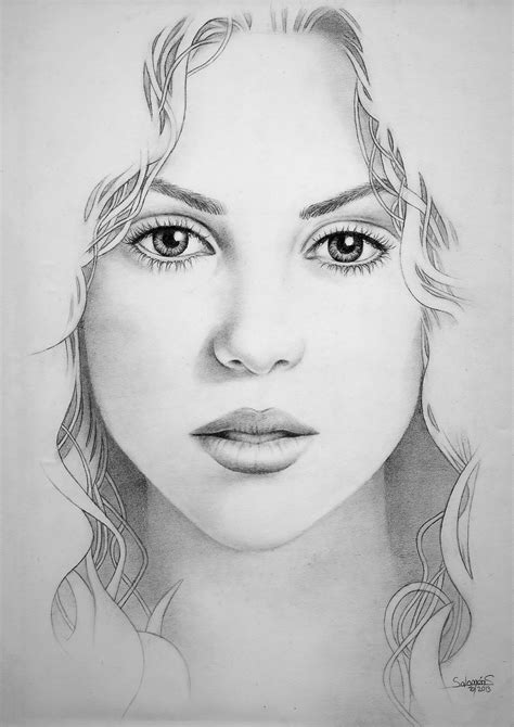 Shakira - Pencil Drawing (2) | Images :: Behance