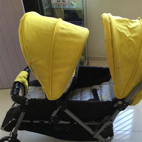 Double Seated Pram, Babies & Kids, Going Out, Strollers on Carousell