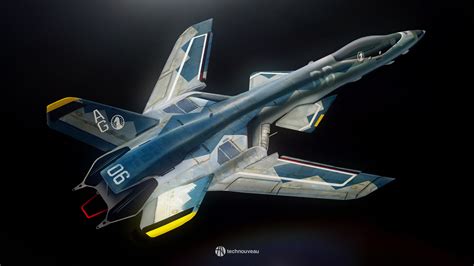 ArtStation - Forward Swept Wing Jet