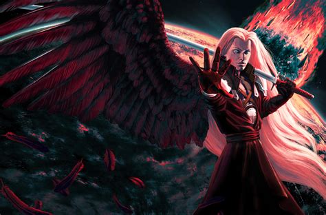 Sephiroth. One winged angel. by Feael on DeviantArt