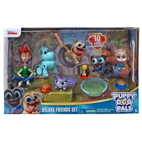 Disney Junior Puppy Dog Pals Deluxe Friends Set Figure 6-Pack - Walmart ...