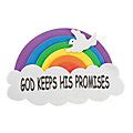 “God Keeps His Promises” Rainbow Magnet Craft Kit