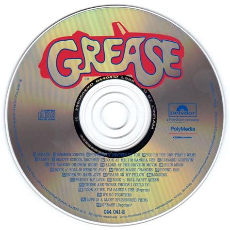 Grease - Soundtrack - CD - Cinéma Passion