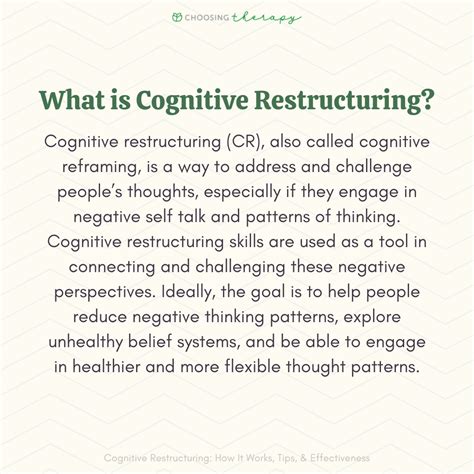 How Cognitive Restructuring Can Change Your Negative Thoughts