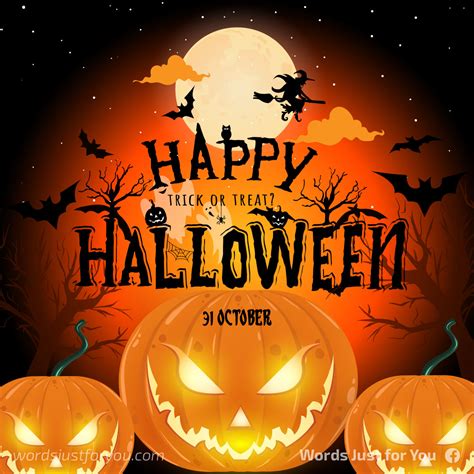 Happy Halloween Card - 5281 » WordsJustforYou.com - Original Creative Animated GIFs