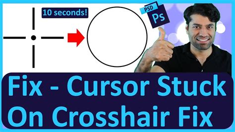 Photoshop Cursor Stuck On Crosshair Fix in 2022 | Photoshop, Stick, It ...