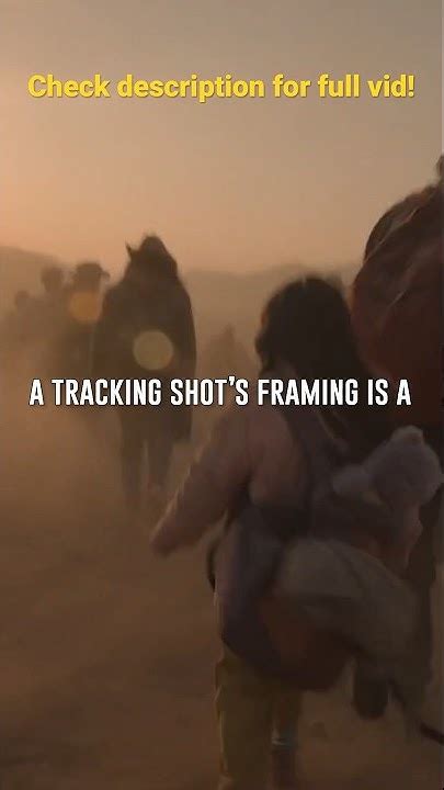 How to frame a tracking shot #filmmaking #videoessay #cinematography ...