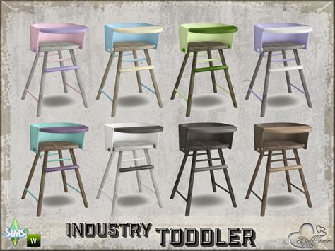 The Sims Resource - Industry Toddler High Chair