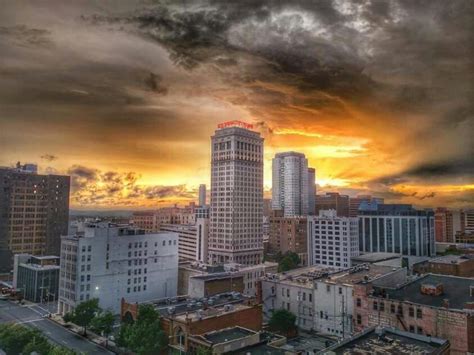 Sunset over Birmingham | Magic city, Scenic views, Beautiful places