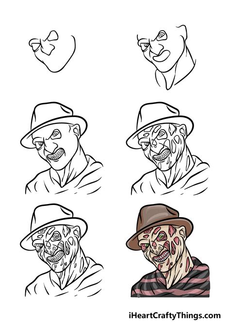 Freddy Krueger Drawing Freddy Krueger Drawing Easy - Richter Obinew