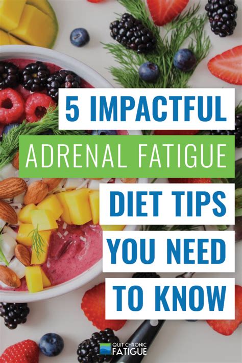 5 Impactful Adrenal Fatigue Diet Tips You Need to Know - Quit Chronic Fatigue