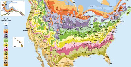 USDA Plant Hardiness Zone Map | Planting Zones Map USA - Garden.org