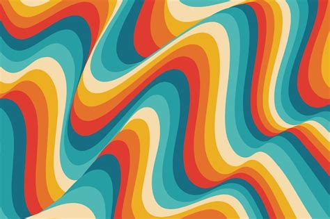 Free Vector | Hand drawn psychedelic groovy background