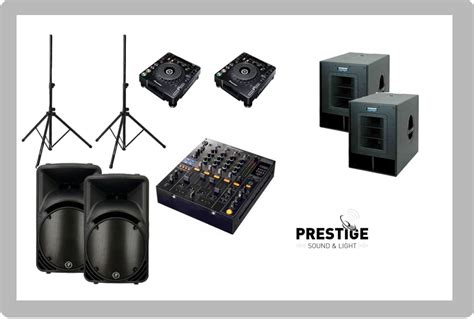 DJ Equipment Packages - Party Sound & Light Hire