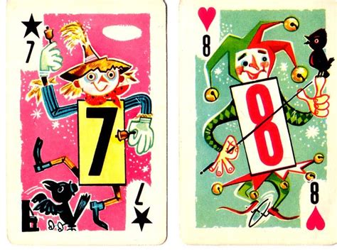 VINTAGE CRAZY EIGHTS CARDS | Crazy eights, Card games, Cards