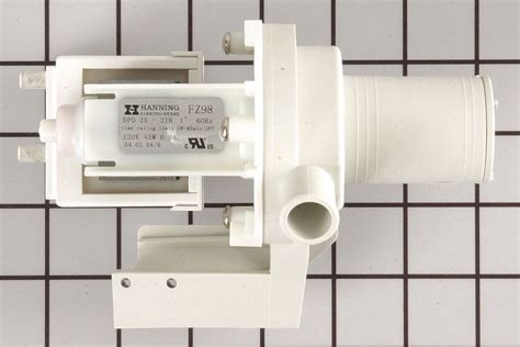 GE Dishwasher Drain Pump, Fits Brand GE, Hotpoint, Kenmore - 58NP20|WD26X10016 - Grainger