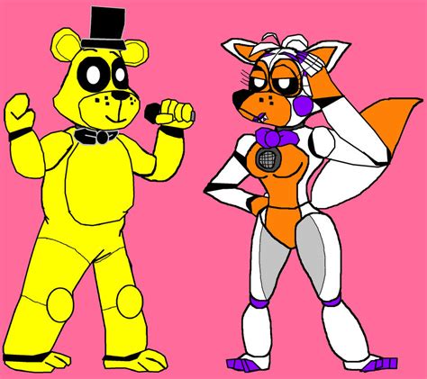 Golden Freddy X Lolbit by bigtime99 on DeviantArt