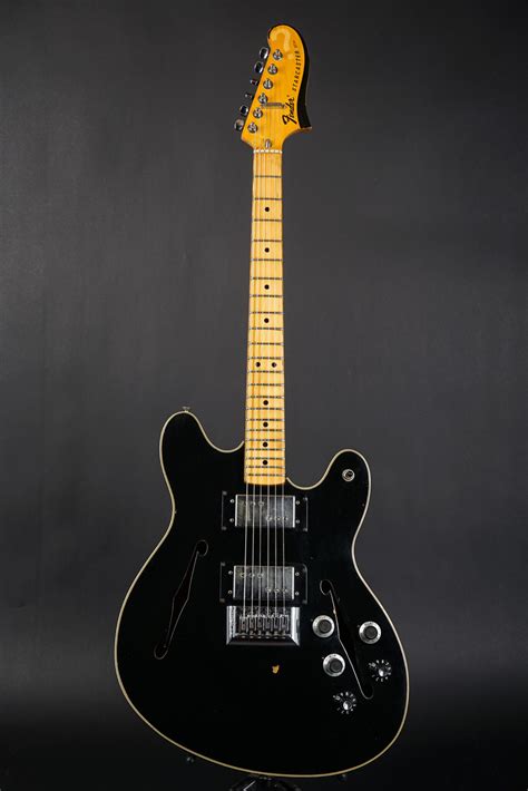 1976 Fender Starcaster – Black – GuitarPoint