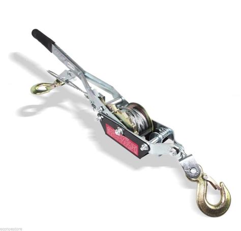 2 Ton Come Along Hoist Ratcheting Cable Winch Puller Crane Come Along – EconoSuperStore