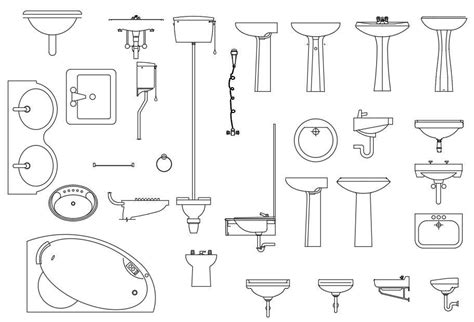 Get Bathroom Autocad PNG