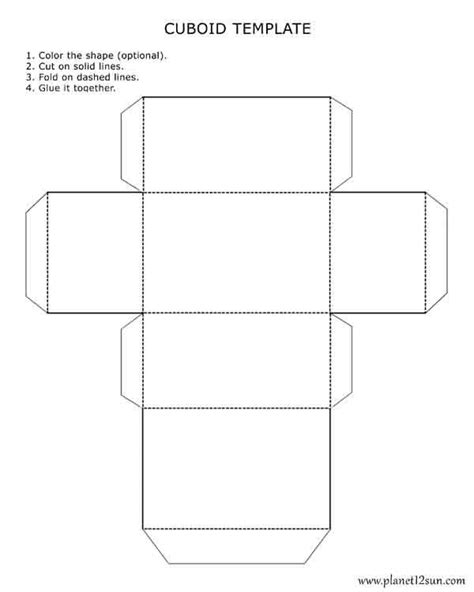 Free printables for kids | Shapes worksheets, Cube template, 3d shapes worksheets