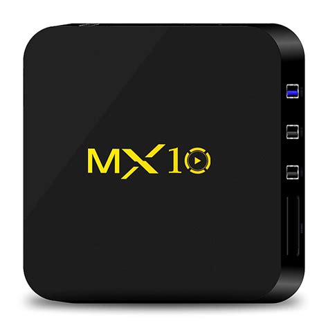 Original MX10 Android 8.1 RK3328 4GB DDR4/32GB EMMC 4K HDR Android TV BOX 802.1.1 B/G/N WIFI ...