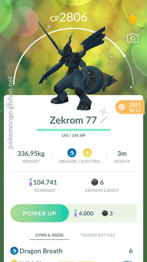 Shiny Zekrom - Pokemon Go