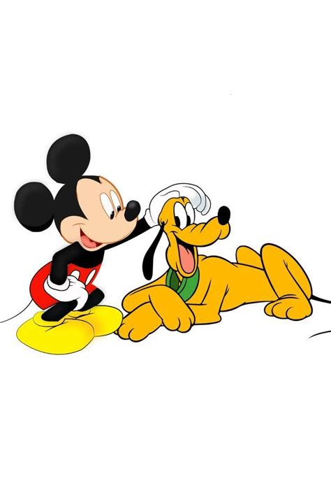 Mickey Mouse & Pluto | Disney cards, Disney characters wallpaper ...