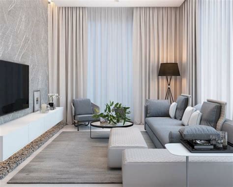 Neutrale Farben im Wohnzimmer kombinieren | Modern apartment living room, Apartment living room ...