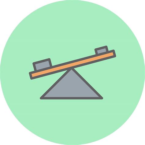 Seesaw Vector Icon 16499084 Vector Art at Vecteezy