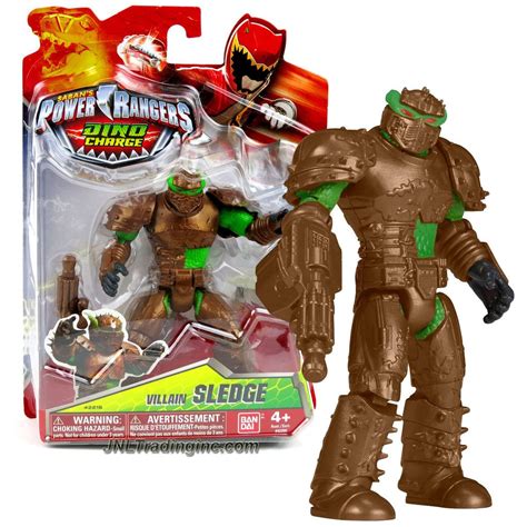 Bandai Saban's Power Rangers Dino Charge Series 5" Tall Figure - Villain SLEDGE with Blaster ...