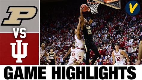 #4 Purdue vs Indiana Highlights | 2022 College Basketball Highlights ...