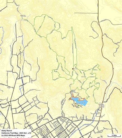 Dixon Lake - California Trail Map