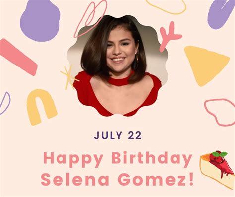 Selena Gomez Birthday | Eventlas