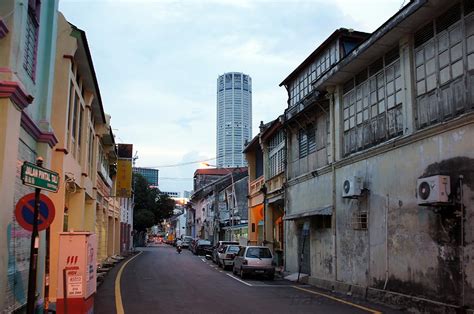 Komtar tower on Penang