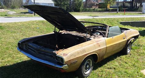 Worthy But Rusty: ’71 Dodge Challenger Convertible – Barn Finds