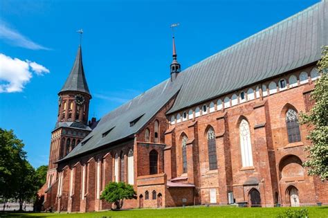 Premium Photo | Konigsberg cathedral on a clear summer day